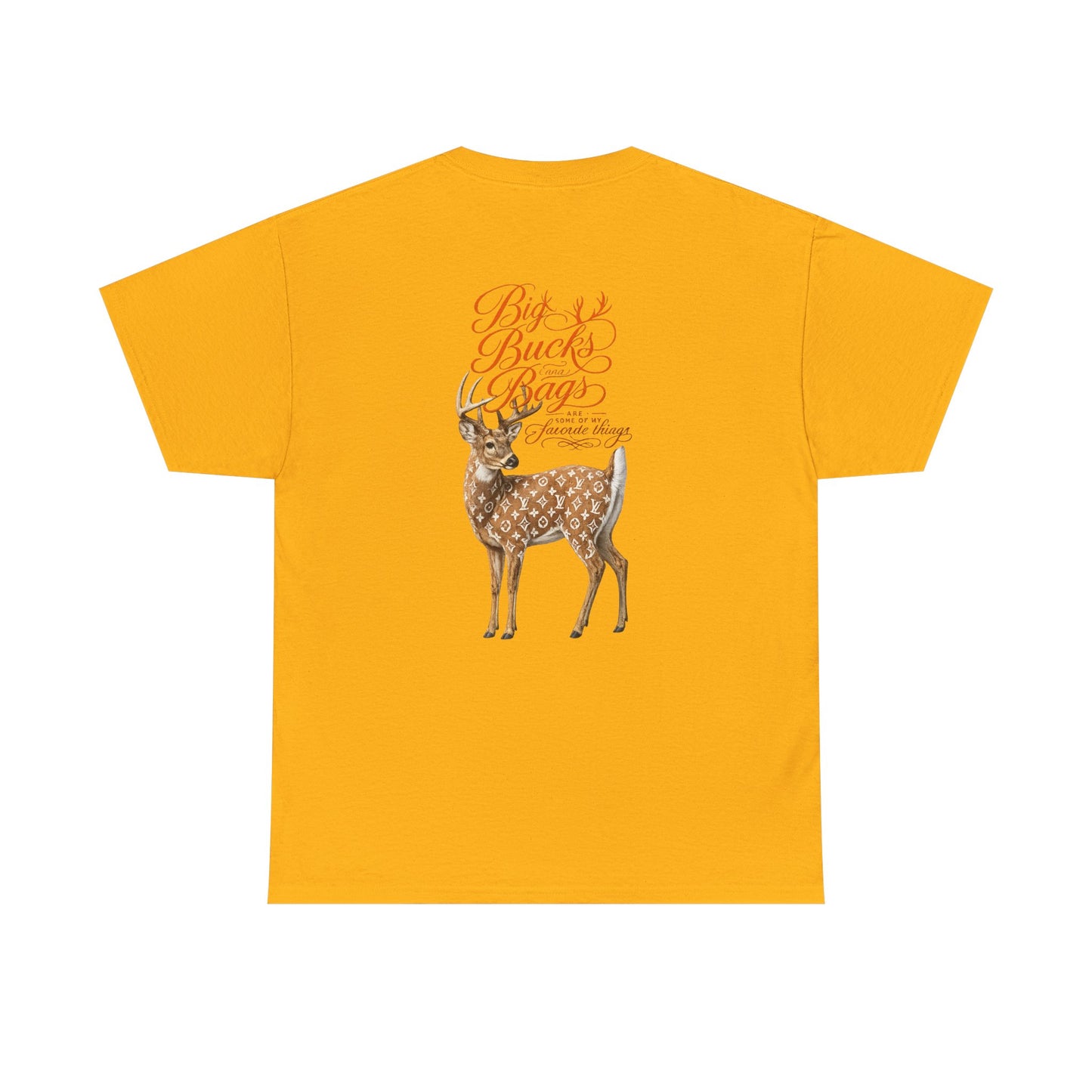 Deer Graphic Tee — "Big Buck Energy" Vintage-Inspired Nature T-Shirt