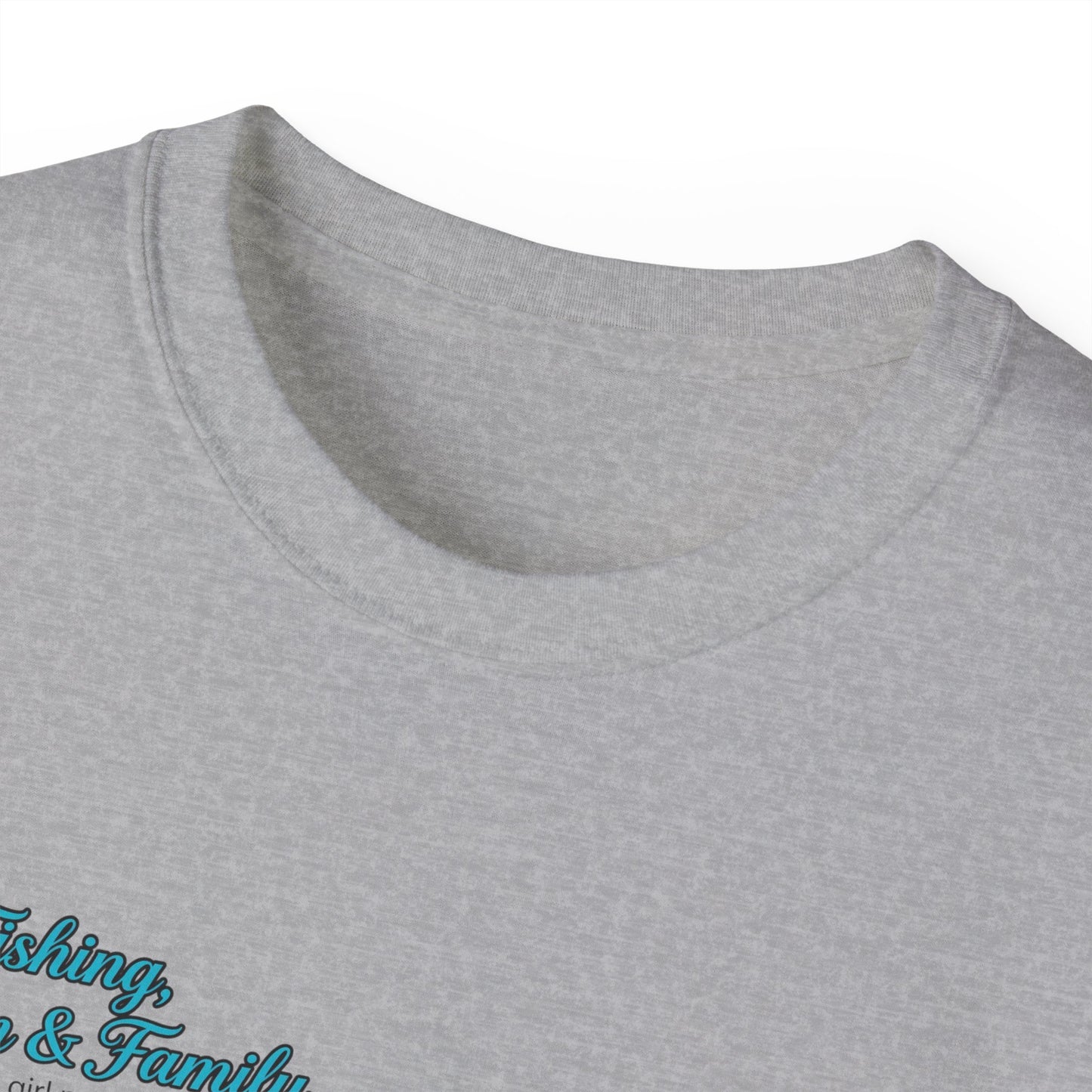 Fishing, Fashion & Family Tee — Women’s Fishing Graphic T-Shirt