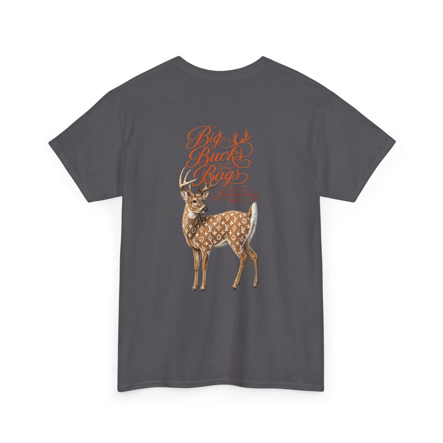Deer Graphic Tee — "Big Buck Energy" Vintage-Inspired Nature T-Shirt