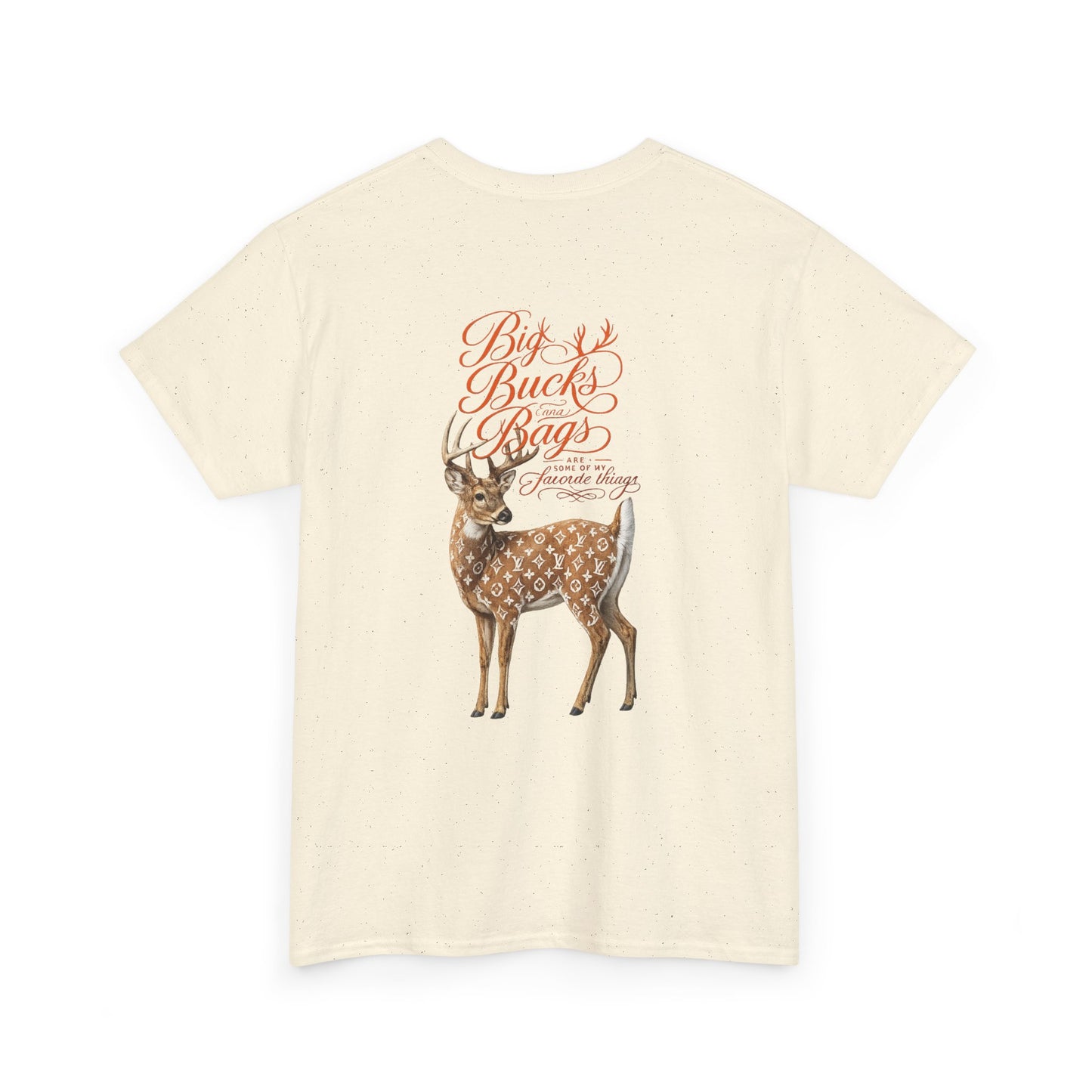 Deer Graphic Tee — "Big Buck Energy" Vintage-Inspired Nature T-Shirt