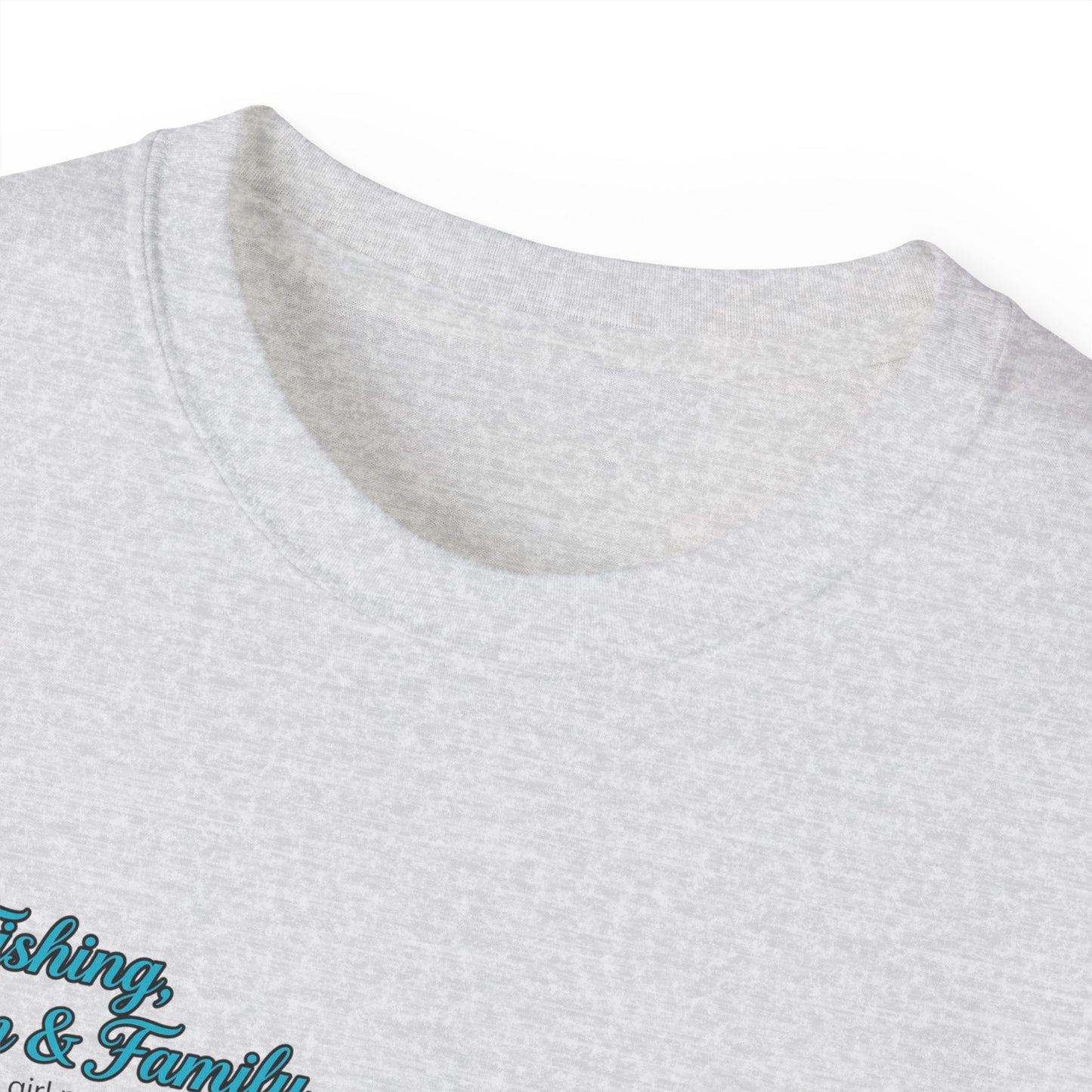 Fishing, Fashion & Family Tee — Women’s Fishing Graphic T-Shirt