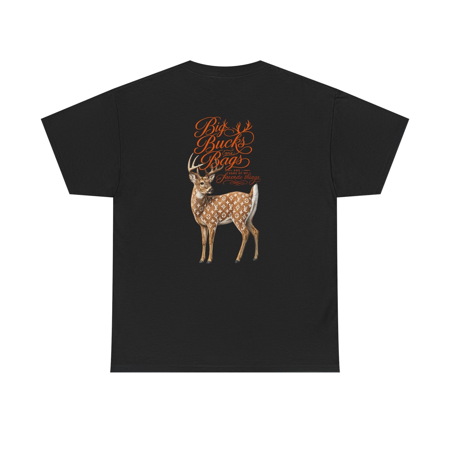 Deer Graphic Tee — "Big Buck Energy" Vintage-Inspired Nature T-Shirt