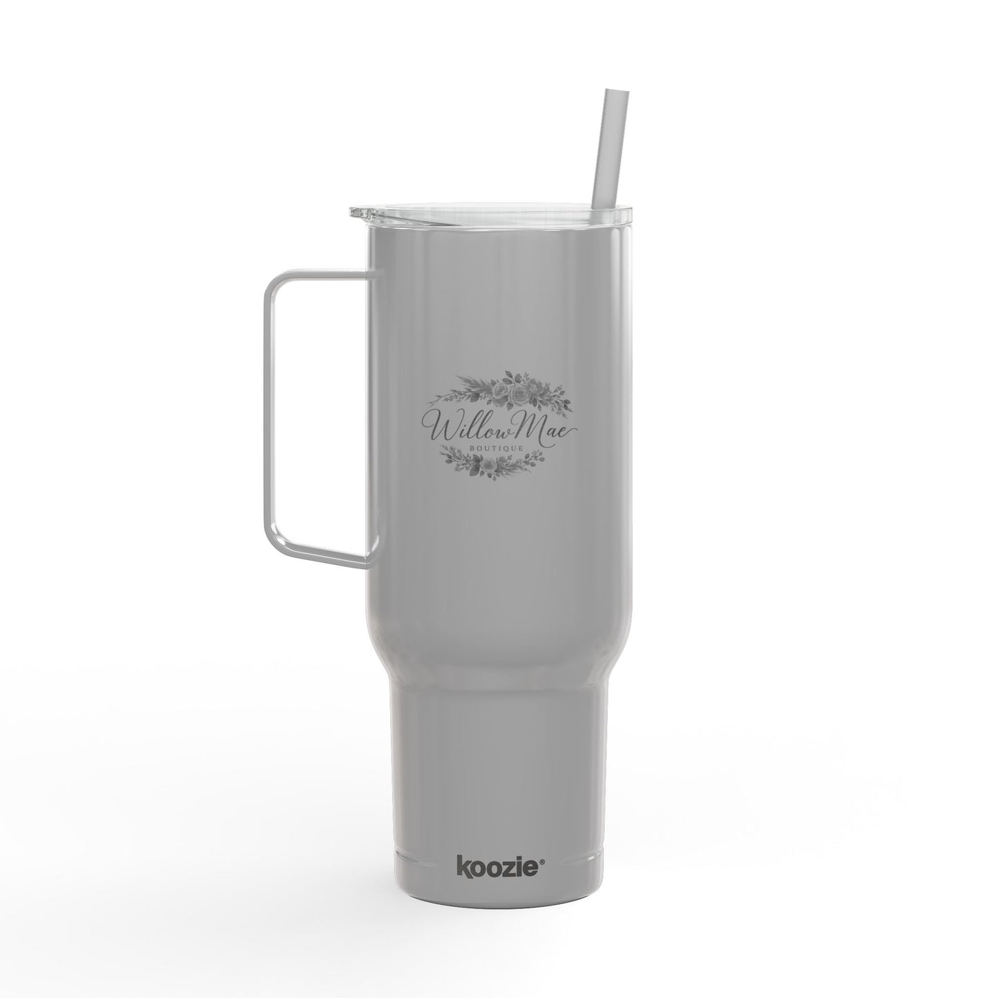 Engraved 40oz Insulated Tumbler with Lid & Straw — Willow Mae Floral Design