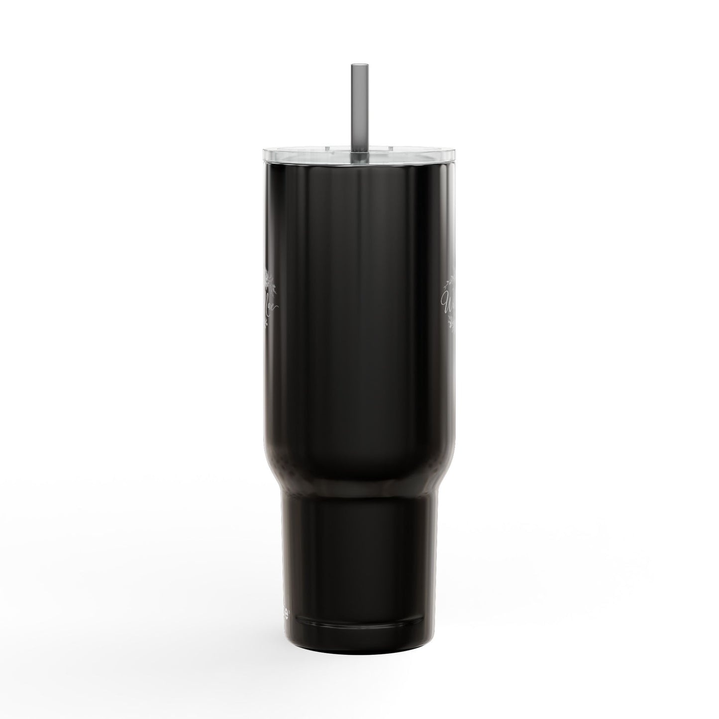 Engraved 40oz Insulated Tumbler with Lid & Straw — Willow Mae Floral Design