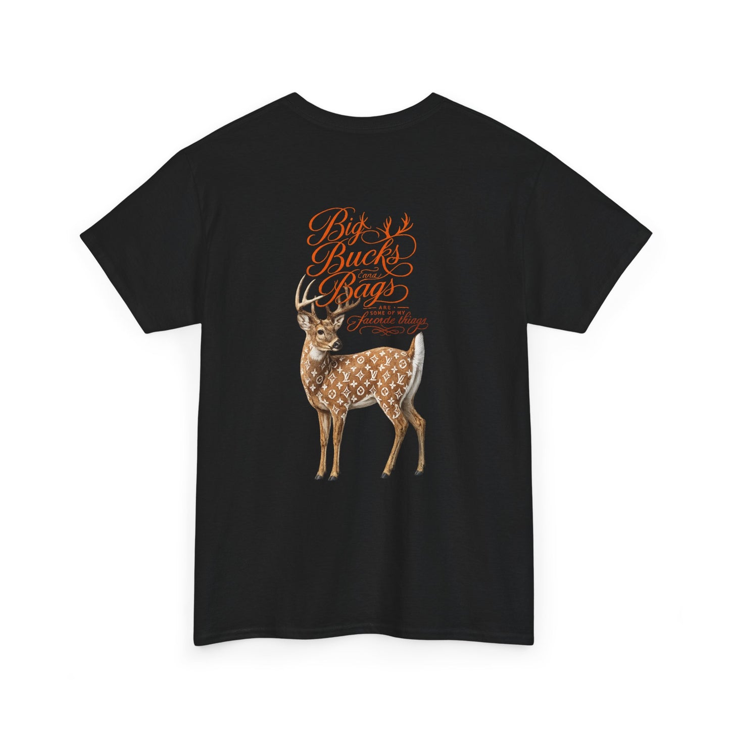 Deer Graphic Tee — "Big Buck Energy" Vintage-Inspired Nature T-Shirt