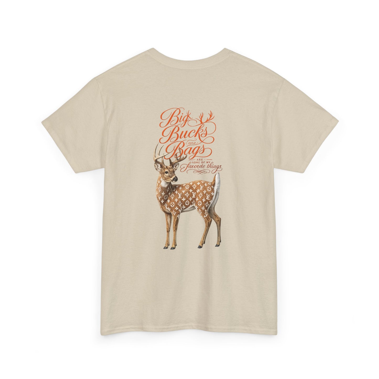 Deer Graphic Tee — "Big Buck Energy" Vintage-Inspired Nature T-Shirt