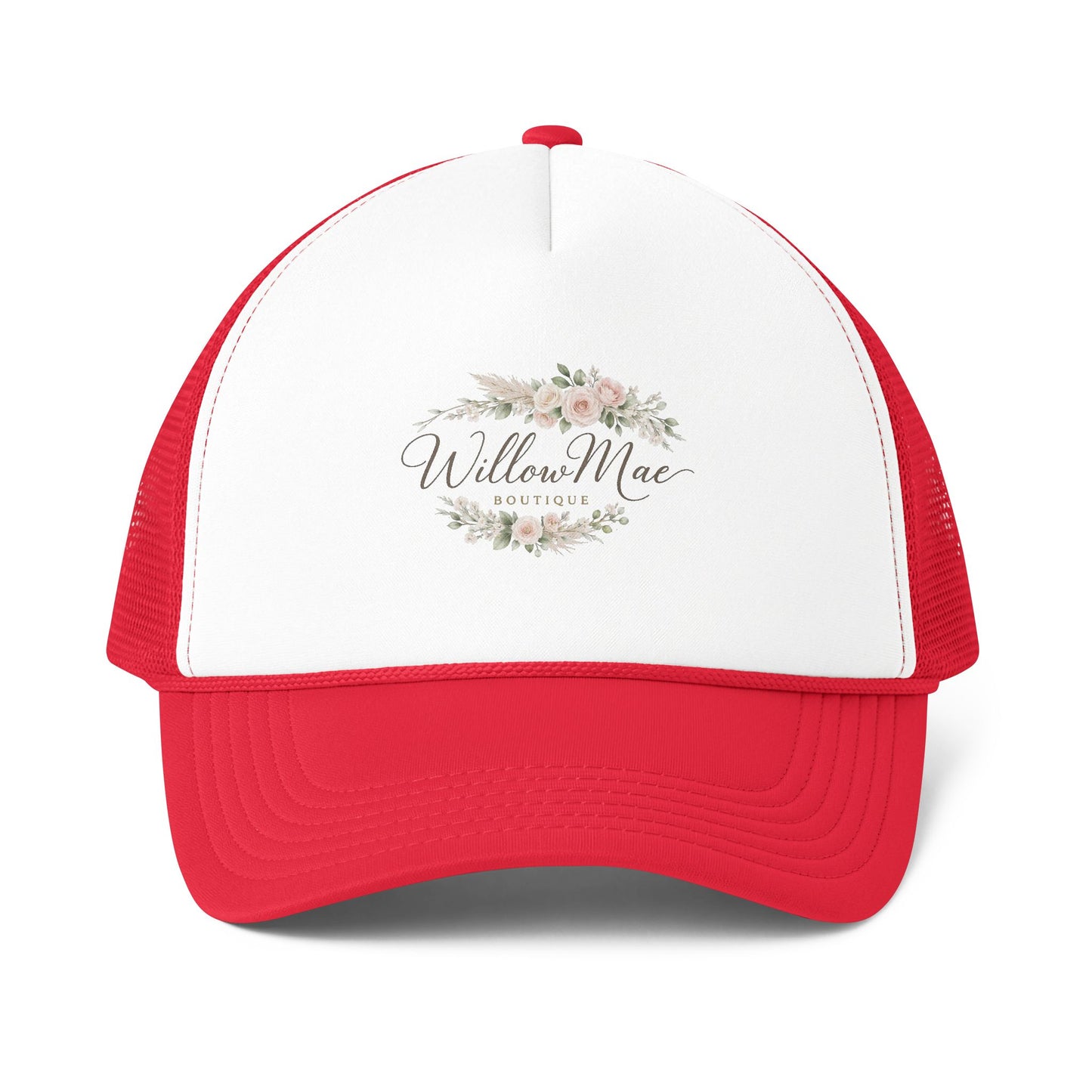 Willow Mae Boutique Floral Trucker Cap