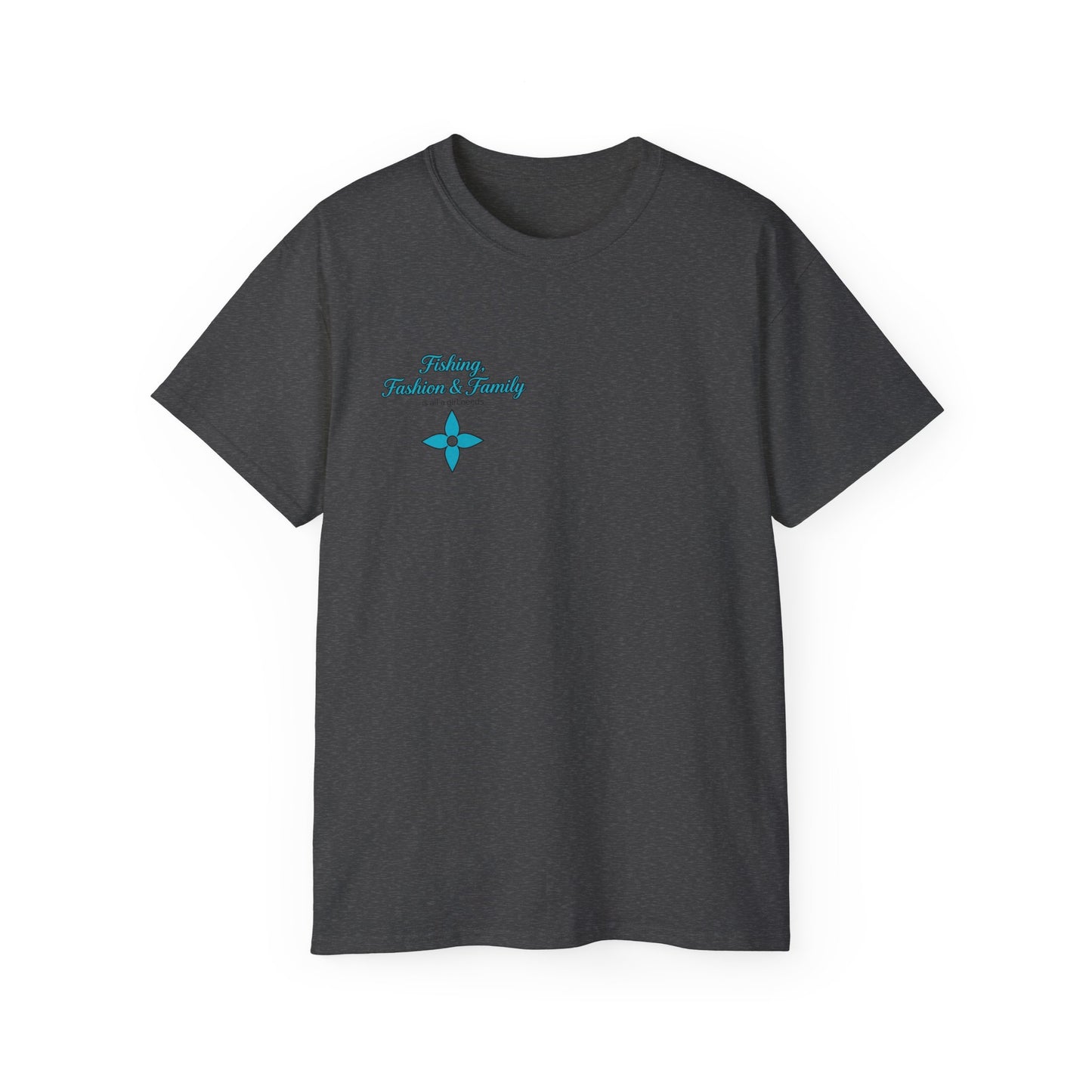 Fishing, Fashion & Family Tee — Women’s Fishing Graphic T-Shirt