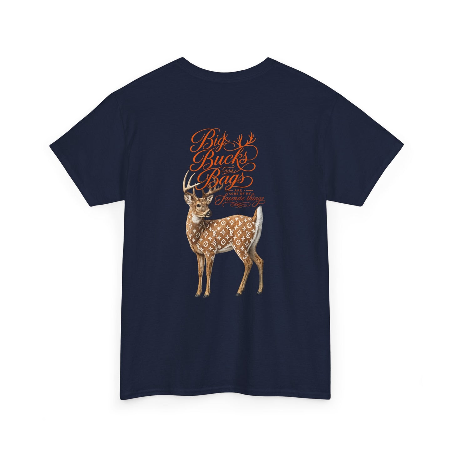 Deer Graphic Tee — "Big Buck Energy" Vintage-Inspired Nature T-Shirt
