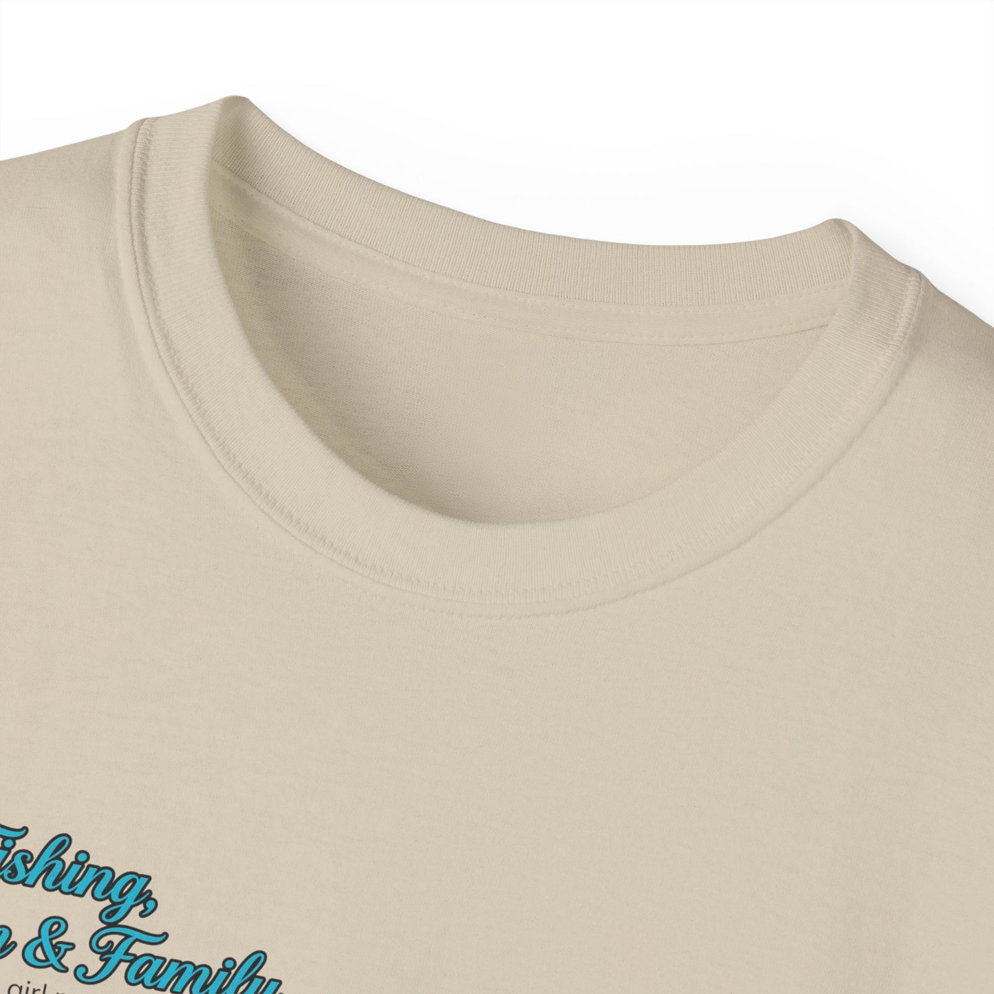 Fishing, Fashion & Family Tee — Women’s Fishing Graphic T-Shirt