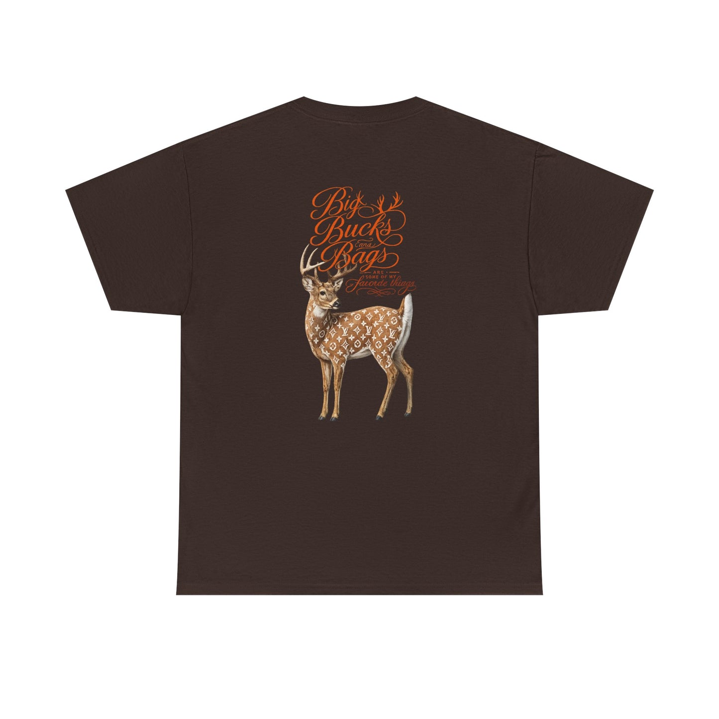 Deer Graphic Tee — "Big Buck Energy" Vintage-Inspired Nature T-Shirt