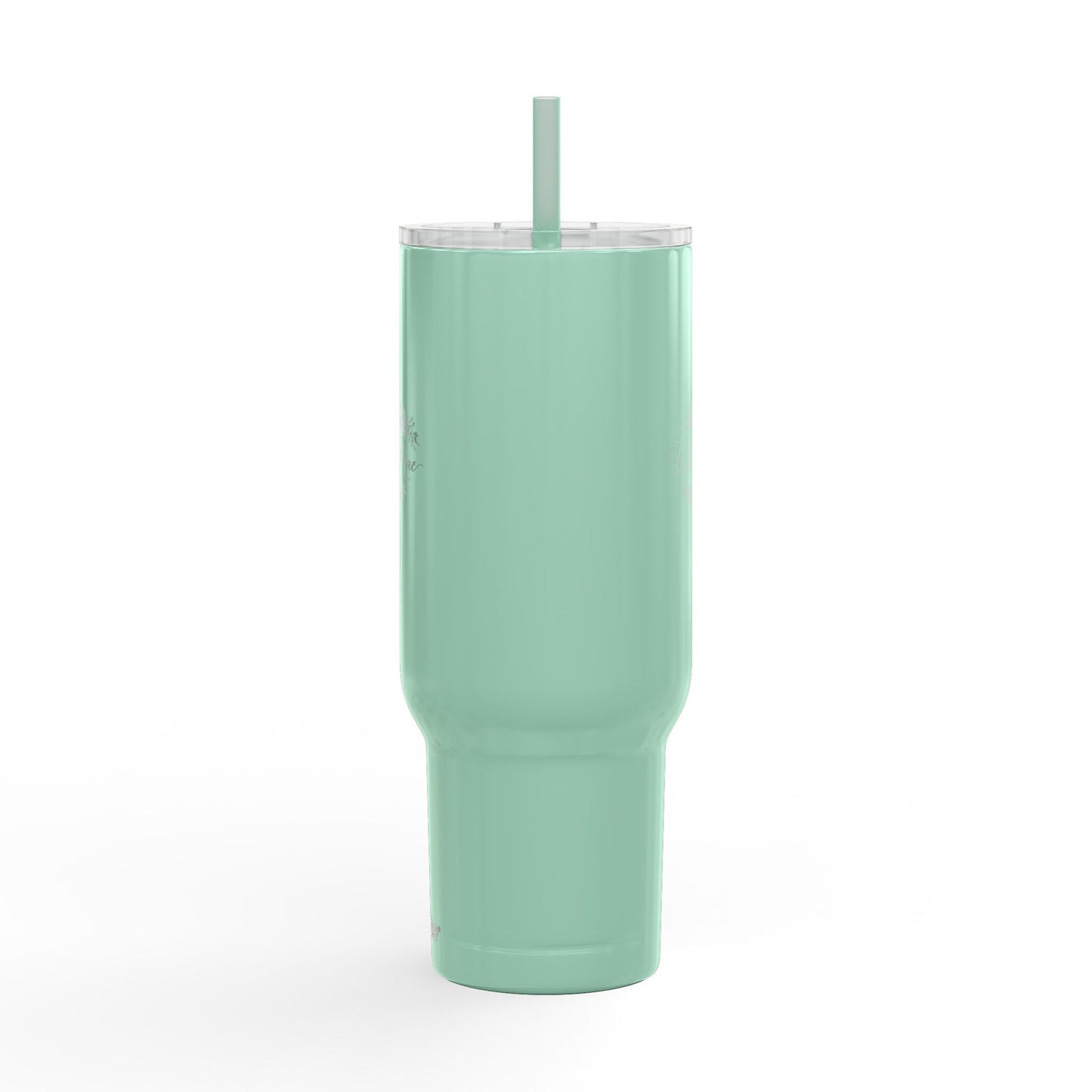 Engraved 40oz Insulated Tumbler with Lid & Straw — Willow Mae Floral Design