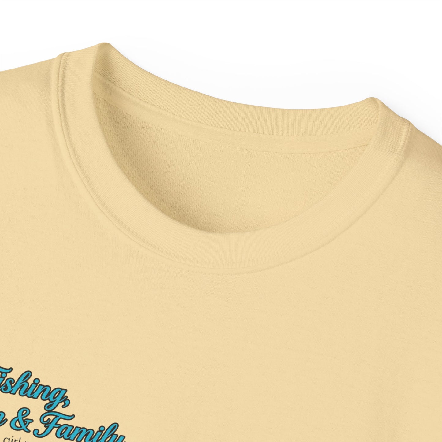 Fishing, Fashion & Family Tee — Women’s Fishing Graphic T-Shirt