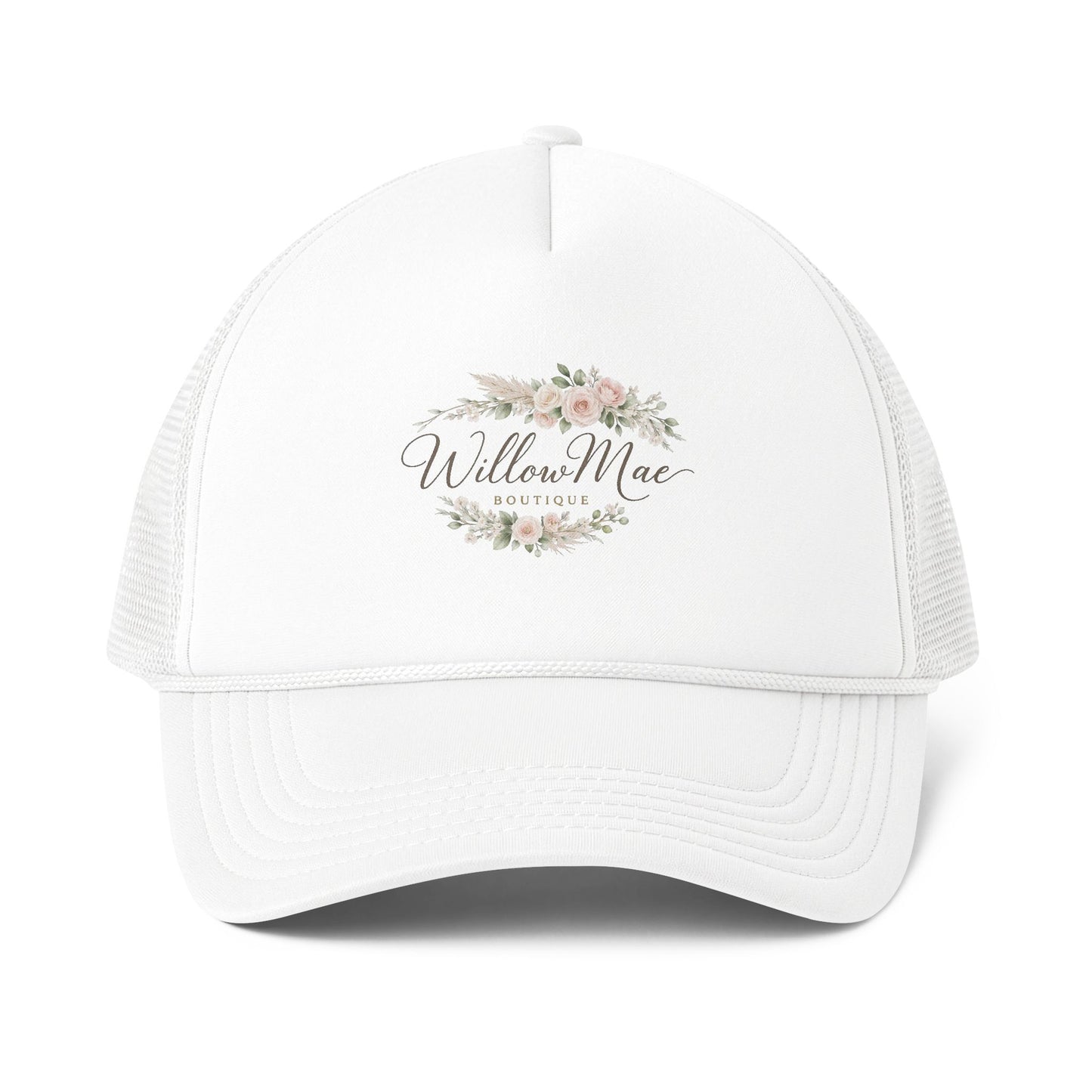 Willow Mae Boutique Floral Trucker Cap