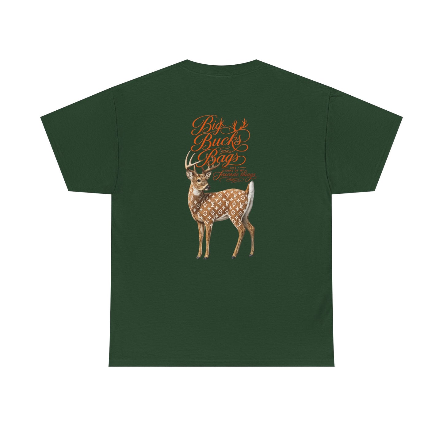 Deer Graphic Tee — "Big Buck Energy" Vintage-Inspired Nature T-Shirt