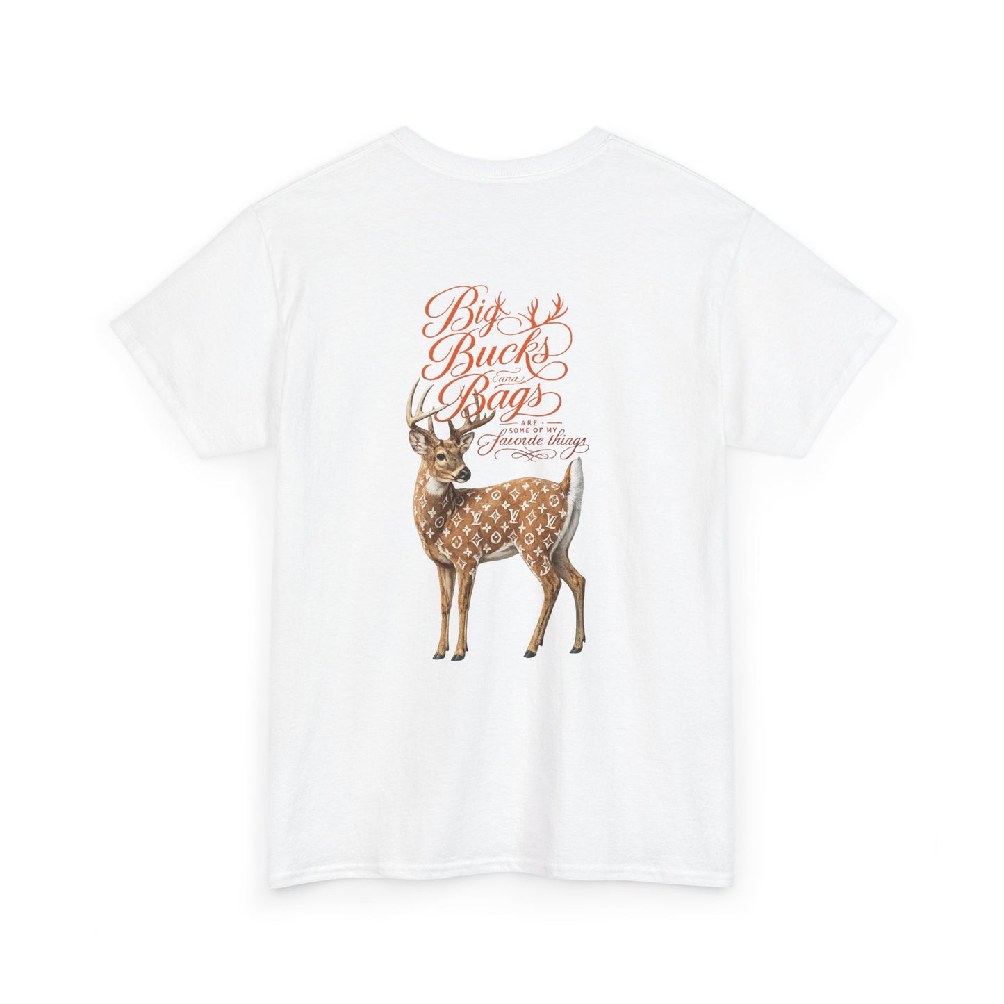 Deer Graphic Tee — "Big Buck Energy" Vintage-Inspired Nature T-Shirt