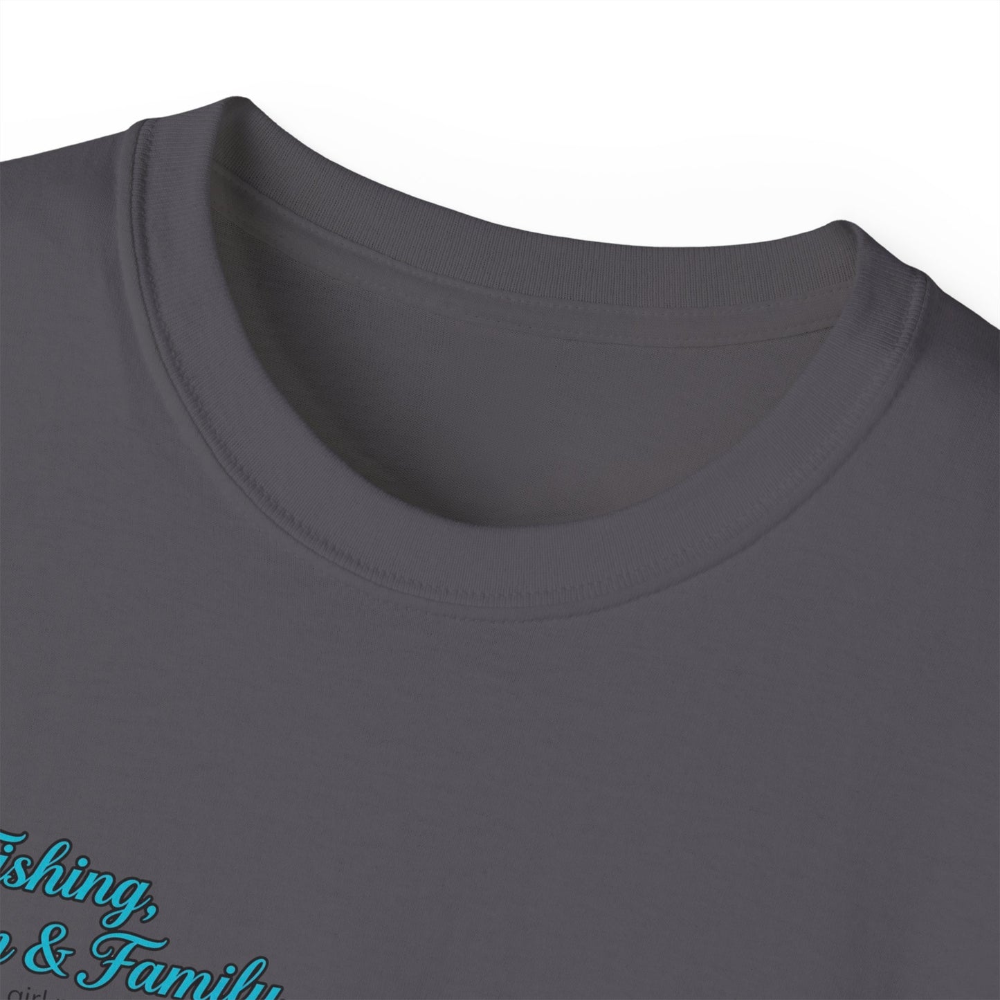 Fishing, Fashion & Family Tee — Women’s Fishing Graphic T-Shirt