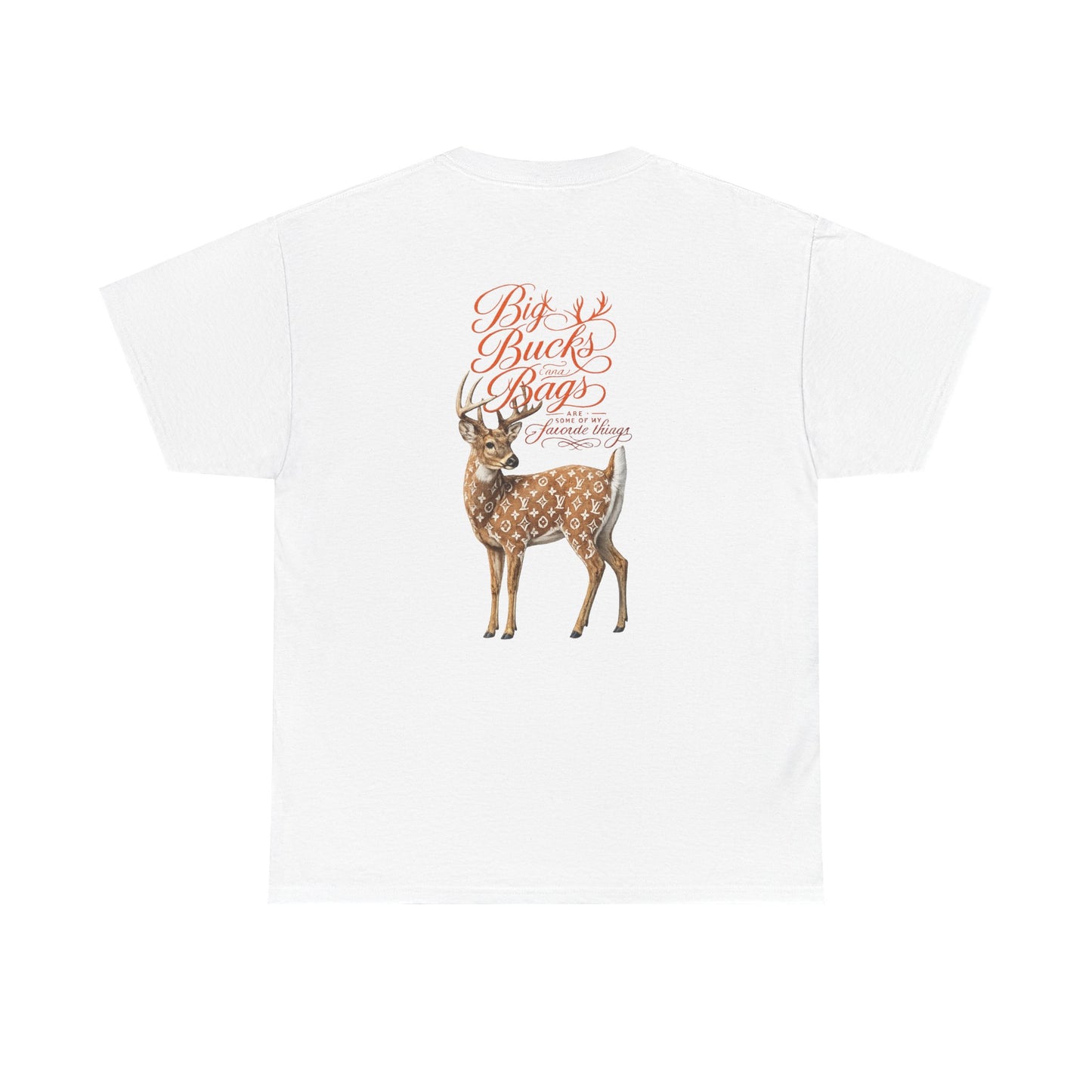 Deer Graphic Tee — "Big Buck Energy" Vintage-Inspired Nature T-Shirt