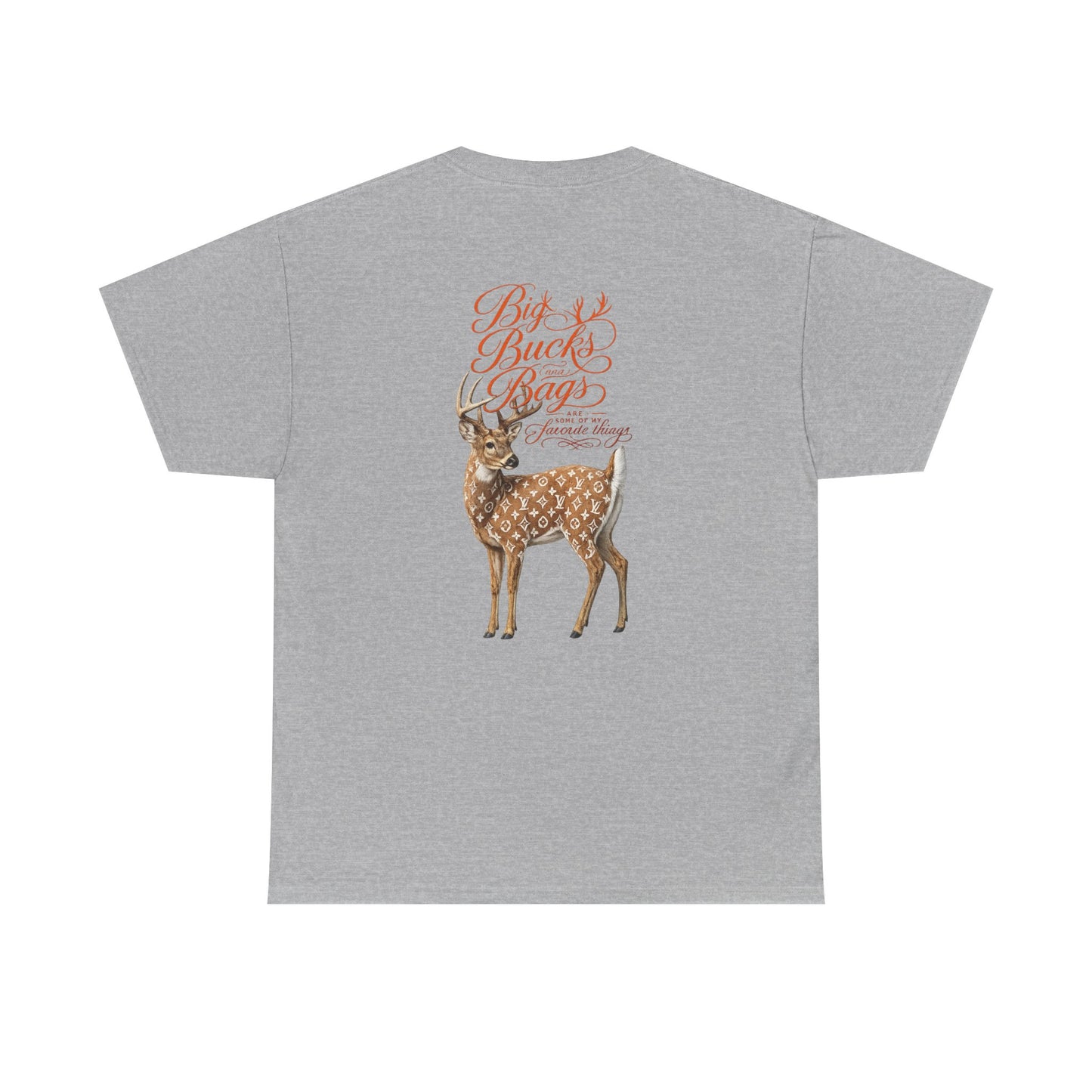 Deer Graphic Tee — "Big Buck Energy" Vintage-Inspired Nature T-Shirt
