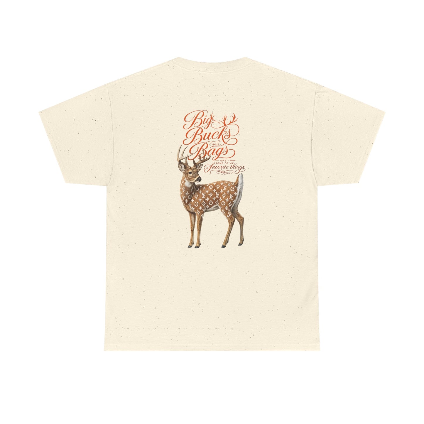 Deer Graphic Tee — "Big Buck Energy" Vintage-Inspired Nature T-Shirt