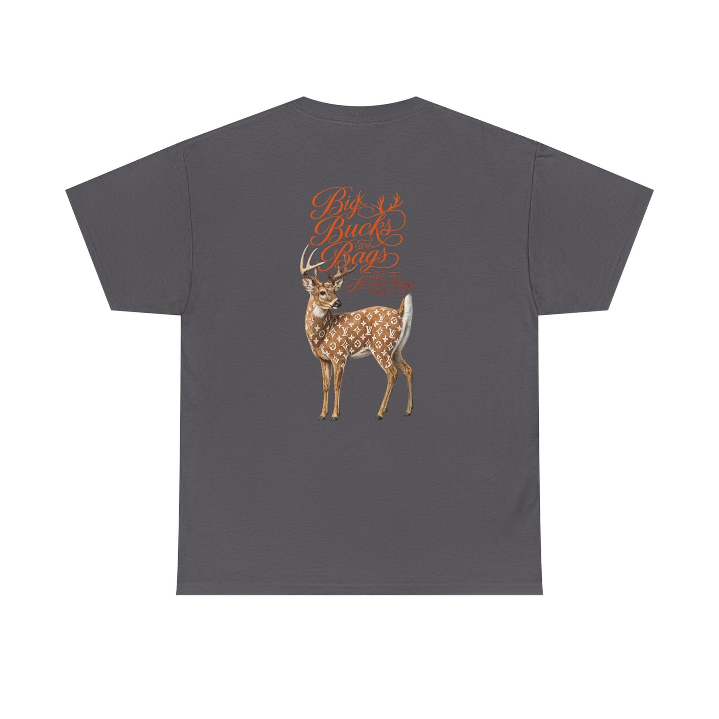 Deer Graphic Tee — "Big Buck Energy" Vintage-Inspired Nature T-Shirt