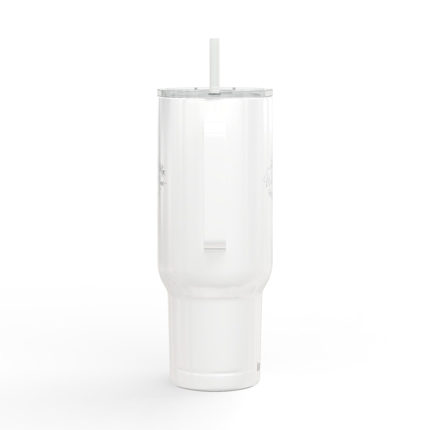 Engraved 40oz Insulated Tumbler with Lid & Straw — Willow Mae Floral Design