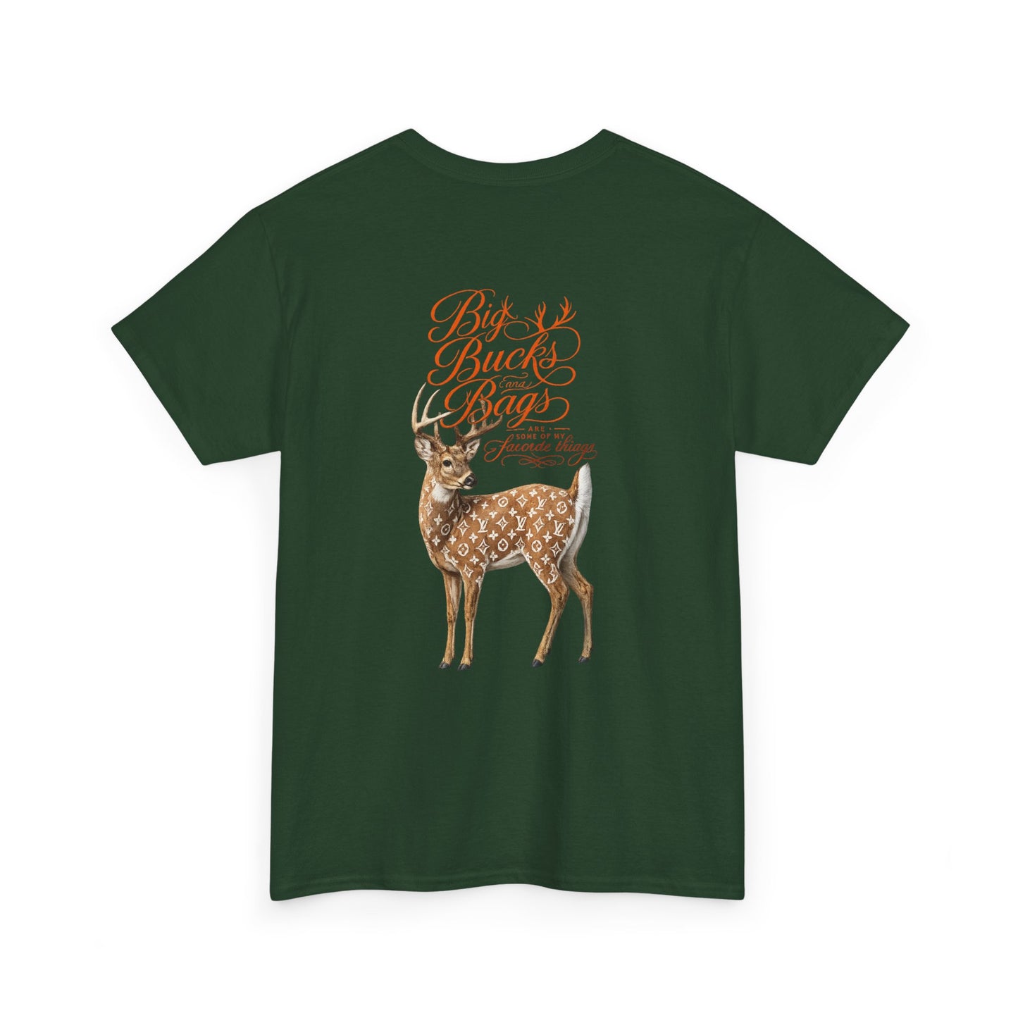 Deer Graphic Tee — "Big Buck Energy" Vintage-Inspired Nature T-Shirt