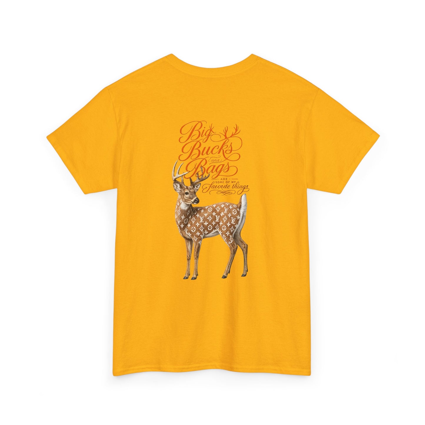 Deer Graphic Tee — "Big Buck Energy" Vintage-Inspired Nature T-Shirt